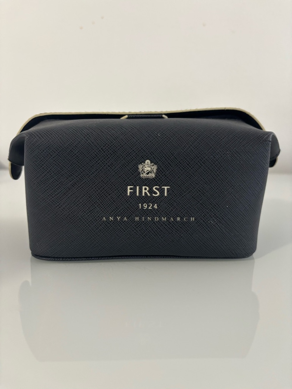 Anya Hindmarch FIRST 1924 Leather Toiletry Bag